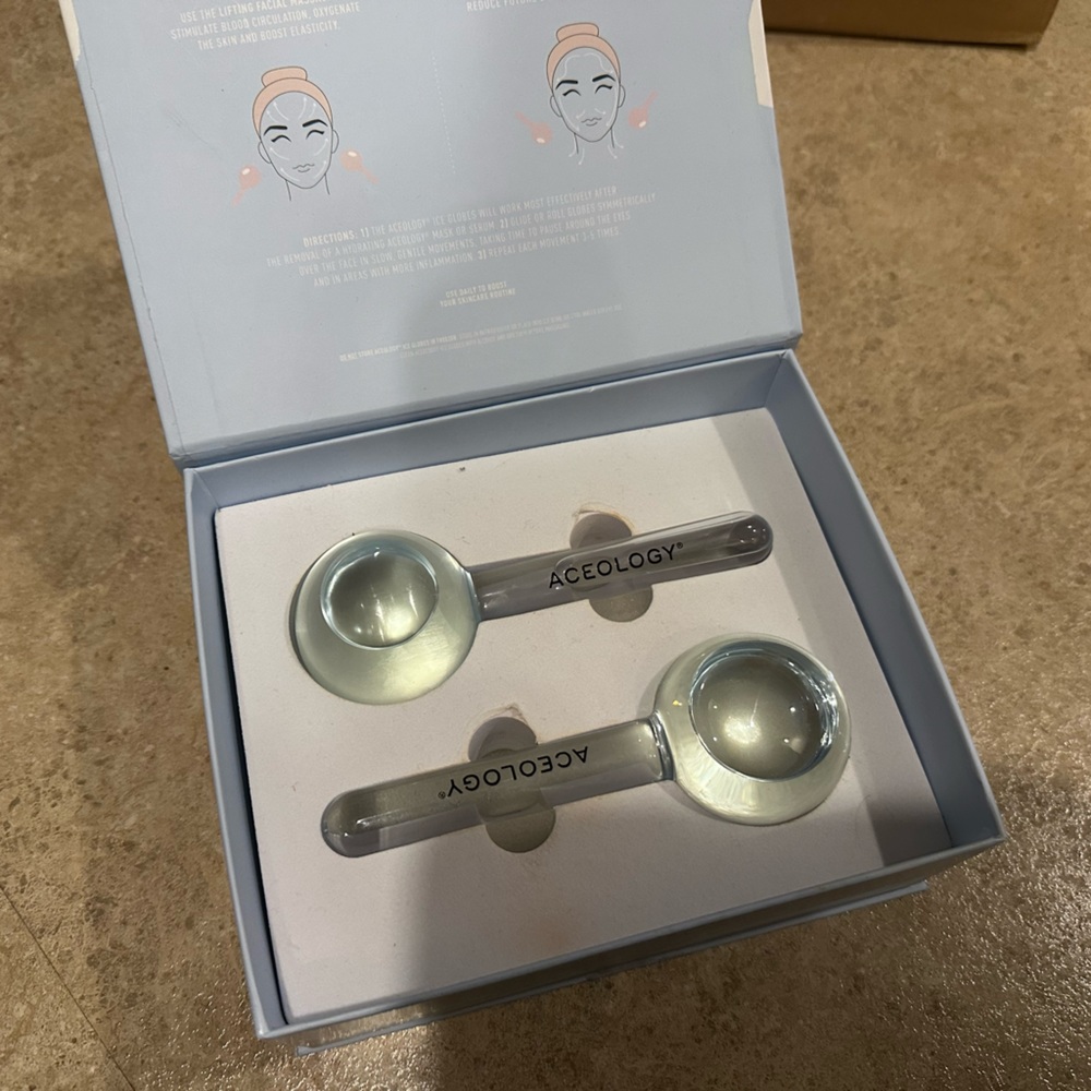 Aceology ice globe facial massager
